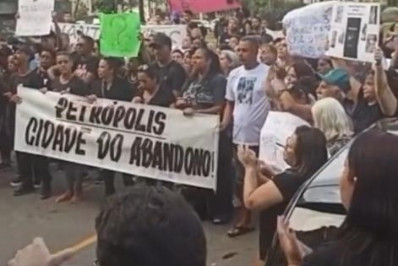 Manifestação marca 1 ano da tragédia que vitimou 235 pessoas