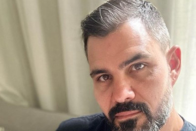 Juliano Cazarré posta foto com caçula: 'Meu melhor papel'
