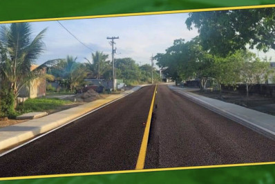 Inauguração de asfaltamento no bairro Fazendinha, em Araruama