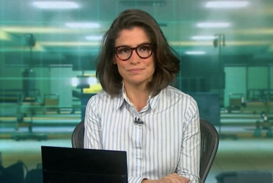 Áudio vazado atrapalha Renata Vasconcellos durante transmissão do 'Jornal Nacional'