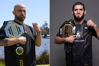 Volkanovski pede revanche contra Makhachev e cutuca russo após UFC 284