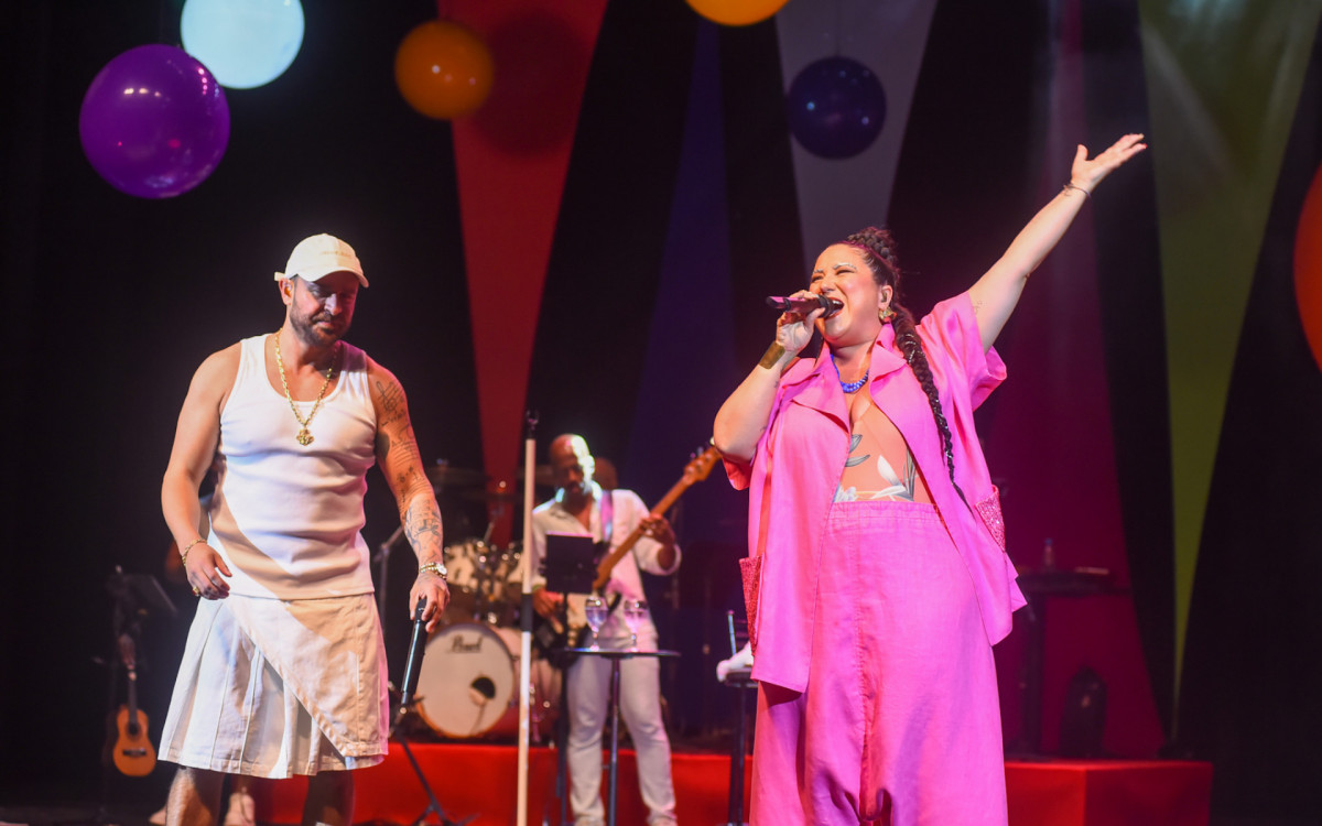 Maria Rita participa de show de Diogo Nogueira