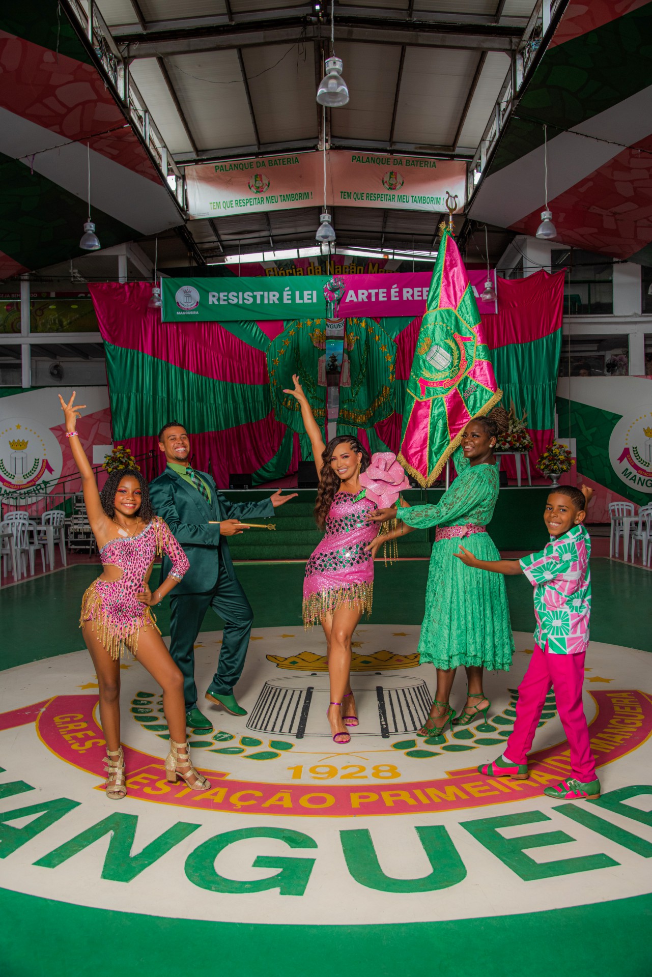 Maria Fernanda, Renan Oliveira, a cantora Karinah, D&eacute;bora Almeida e Lu&iacute;s Fernando - Pino Gomes