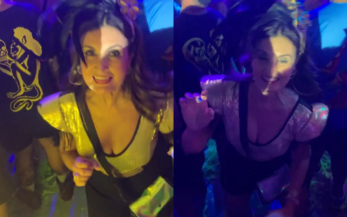 Fátima Bernardes participou da abertura do Carnaval do Recife, nesta sexta-feira - Reprodução/Instagram