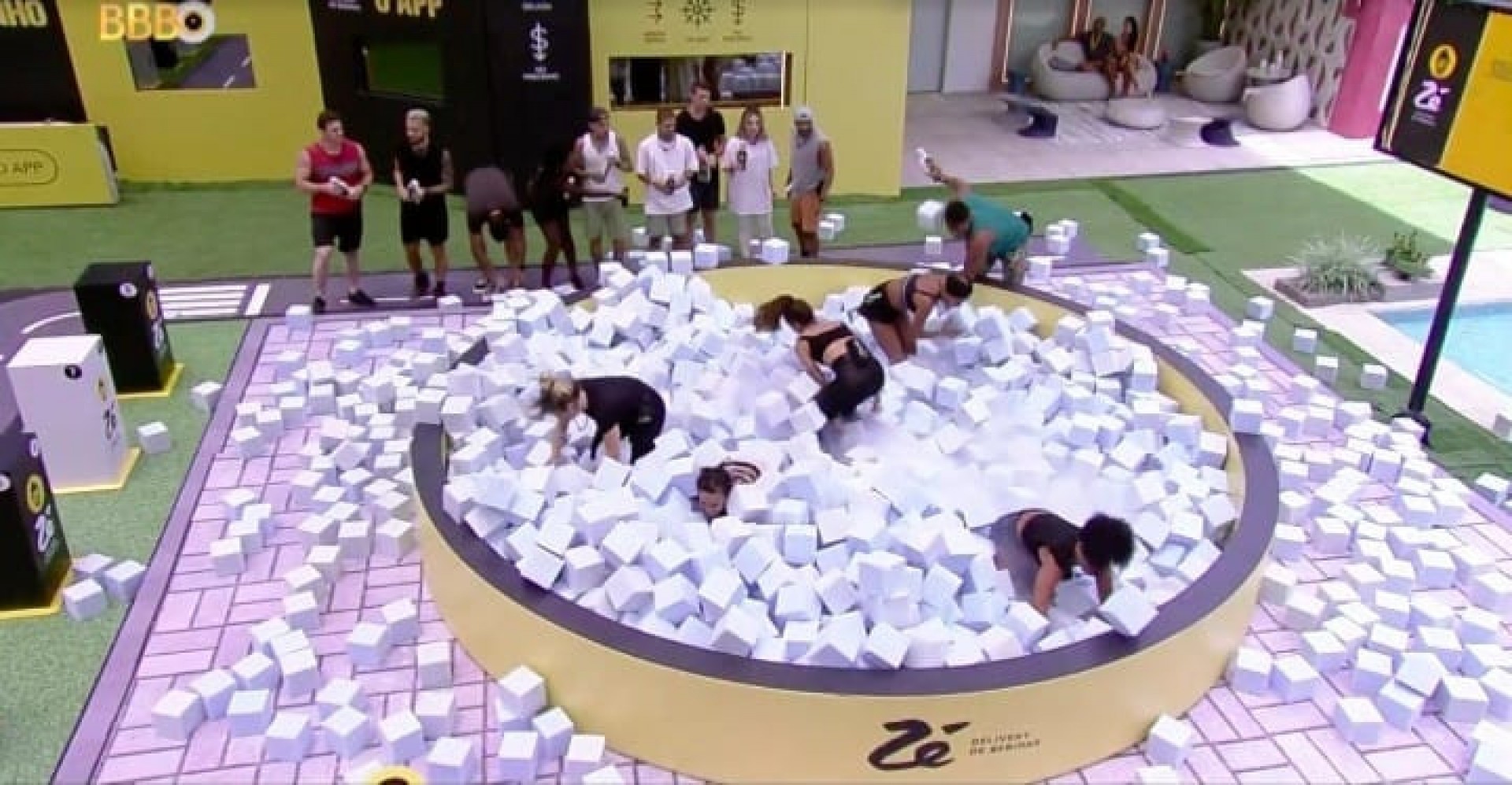 Brothers disputaram a prova do anjo neste sábado - Reprodução/Globoplay