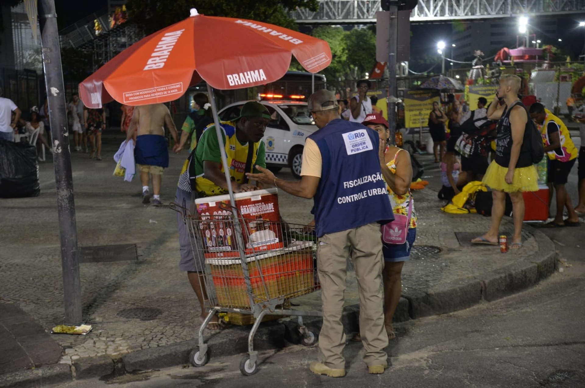 Agentes da Seop e da GM atuaram no primeiro dia de folia no Rio - Divulgação/Prefeitura do Rio