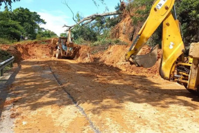 Rio-Santos é liberada em Ubatuba após interdição por causa das chuvas