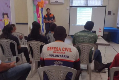 Defesa Civil de Mesquita promove palestra de Noções Básicas no bairro Rocha Sobrinho