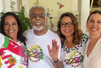 Janja curte Carnaval de Salvador em camarote da família Gil