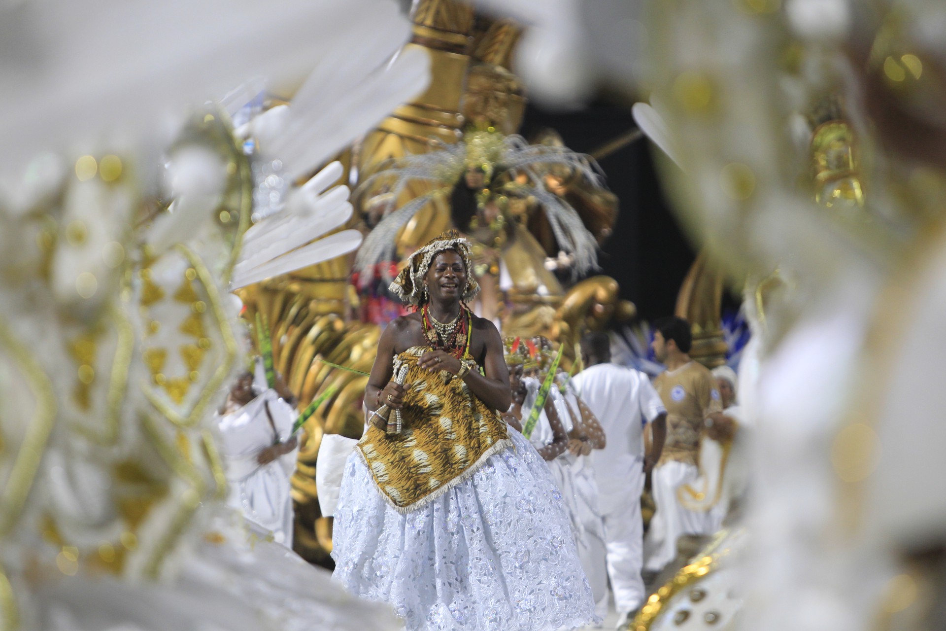 G.R.E.S Unidos da Ponte desfila nesta segunda noite de desfile da s&eacute;rie Ouro, neste s&aacute;bado (18) - Reginaldo Pimenta / Ag&ecirc;ncia O Dia