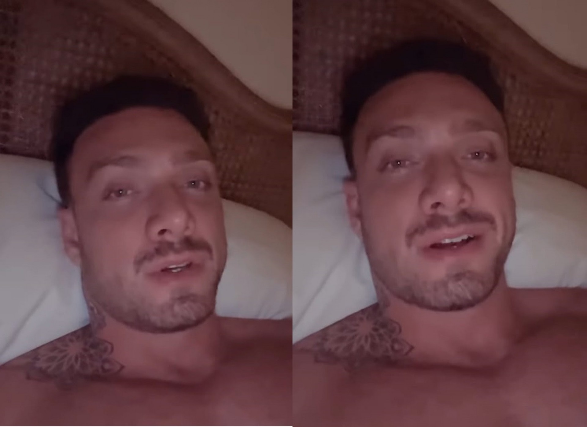 Após agressão, Vini Büttel se pronunciou nas redes  - Reprodução/Instagram