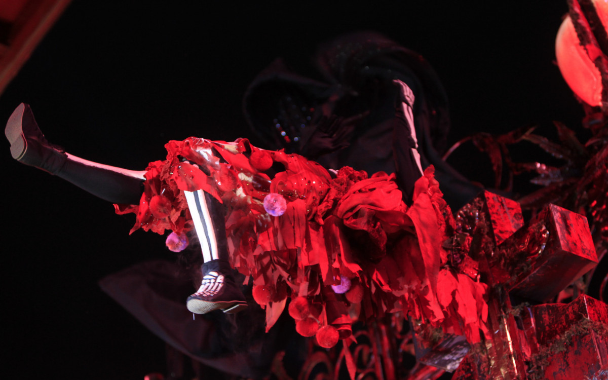 G.R.E.S  Academicos do Salgueiro desfila nesta primeira noite de desfile do Grupo Especial, neste domingo(19). Foto: Reginaldo Pimenta / Agencia O Dia