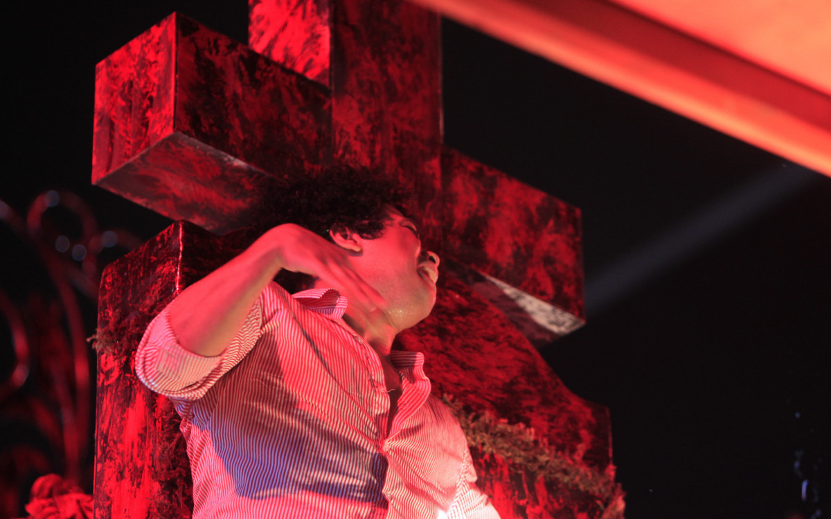 G.R.E.S  Academicos do Salgueiro desfila nesta primeira noite de desfile do Grupo Especial, neste domingo(19). Foto: Reginaldo Pimenta / Agencia O Dia