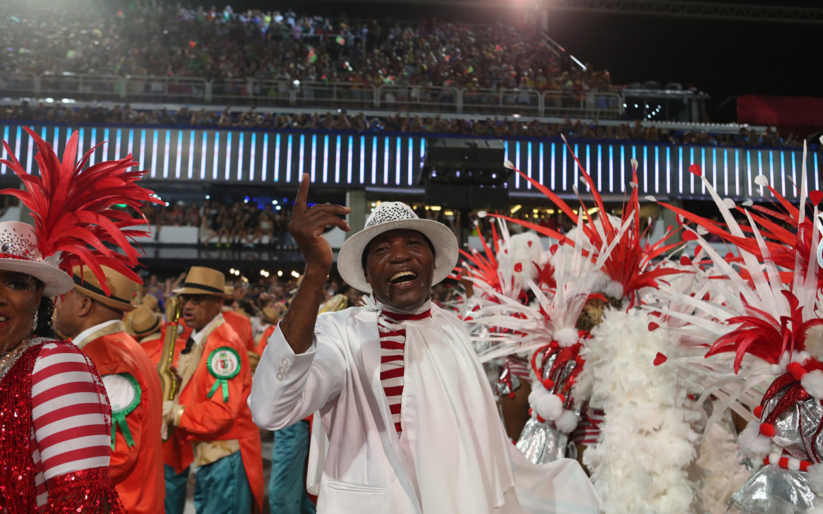 G.R.E.S  Academicos do Grande Rio desfila nesta primeira noite de desfile do Grupo Especial, neste domingo(19). Foto: Cleber Mendes/Agencia O Dia