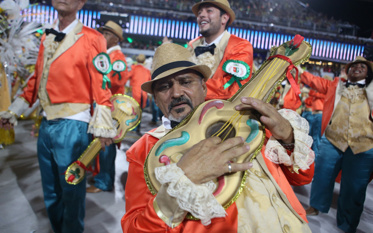 G.R.E.S  Academicos do Grande Rio desfila nesta primeira noite de desfile do Grupo Especial, neste domingo(19). Foto: Cleber Mendes/Agencia O Dia