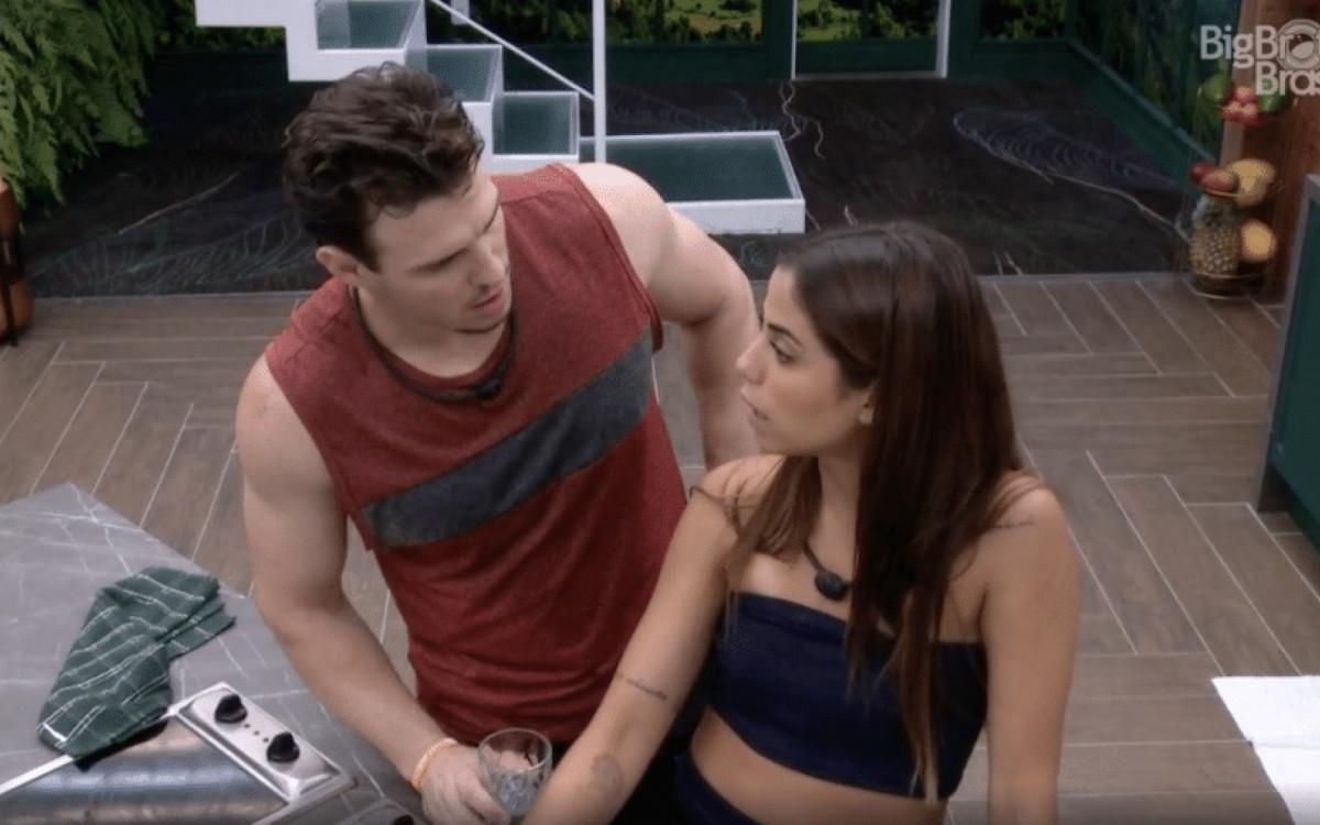 Em conversa com Gustavo, Key Alves critica comportamento de Fred Nicácio - Reprodução / Globoplay