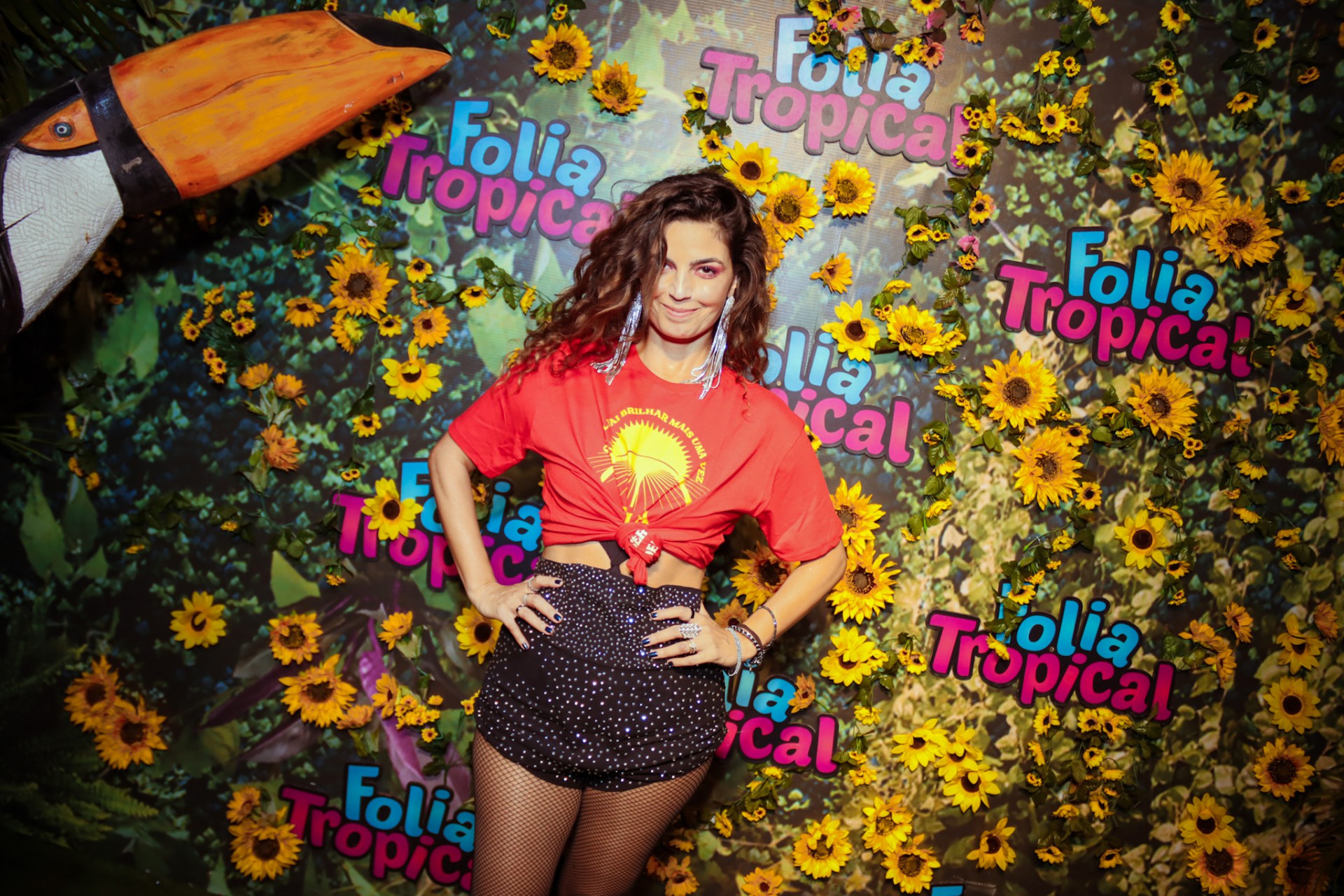 Emanuelle Araújo marca presença em camarote da Marquês de Sapucaí - Thiago Mattos/ Agnews