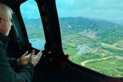 Juntos somos mais fortes, diz Lula sobre tragédia em São Sebastião
