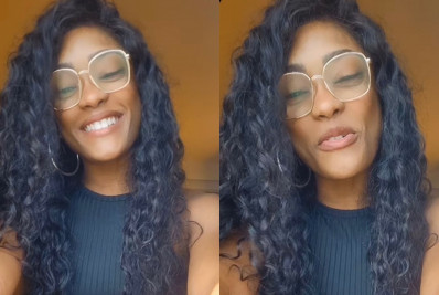 Erika Januza se emociona horas antes de desfilar na Sapucaí