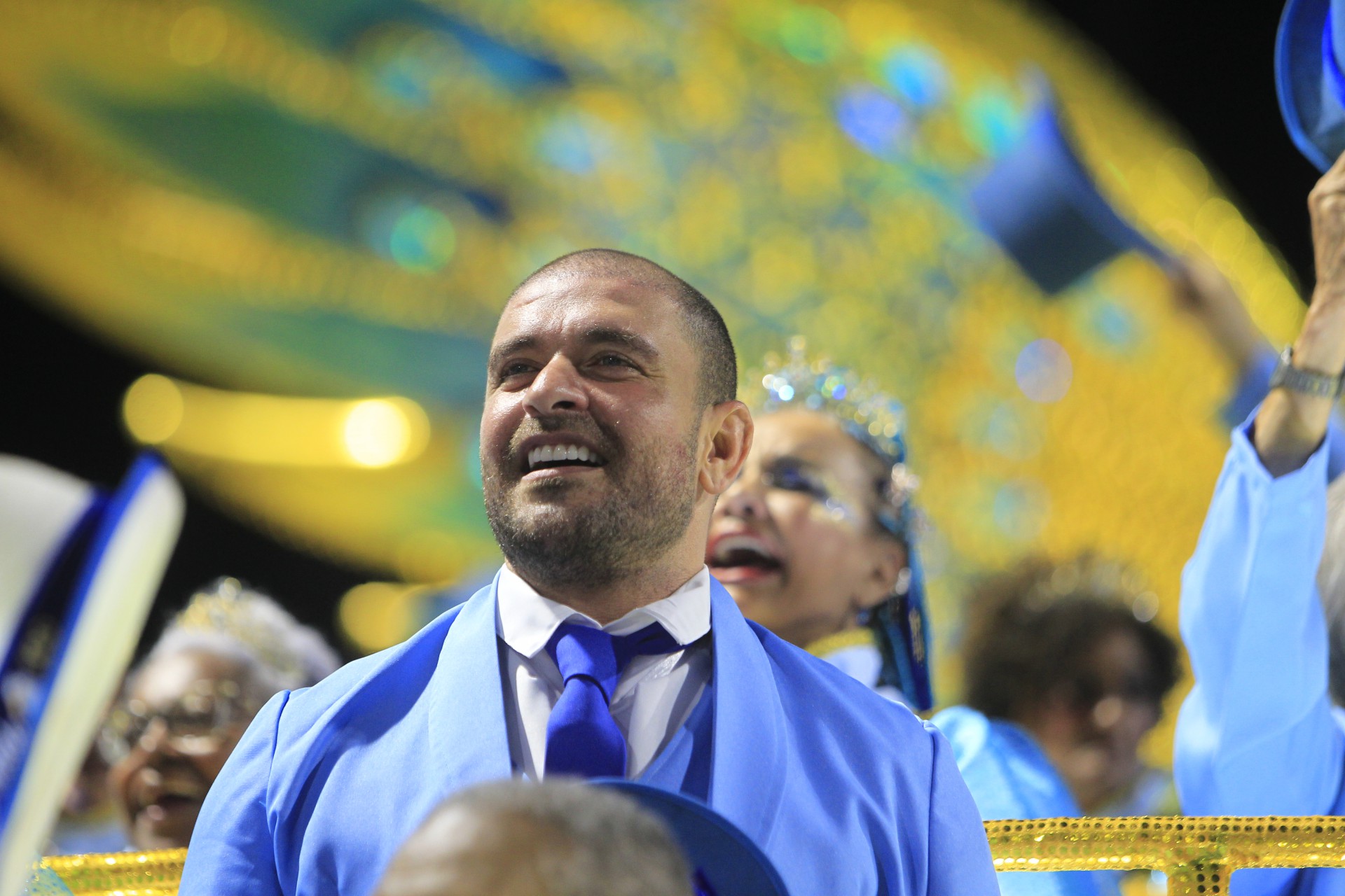 G.R.E.S Portela desfila nesta segunda noite de desfile do Grupo Especial, nesta segunda-feira(20). Foto:  Reginaldo Pimenta/Agencia O Dia - Reginaldo Pimenta / Agencia O Dia