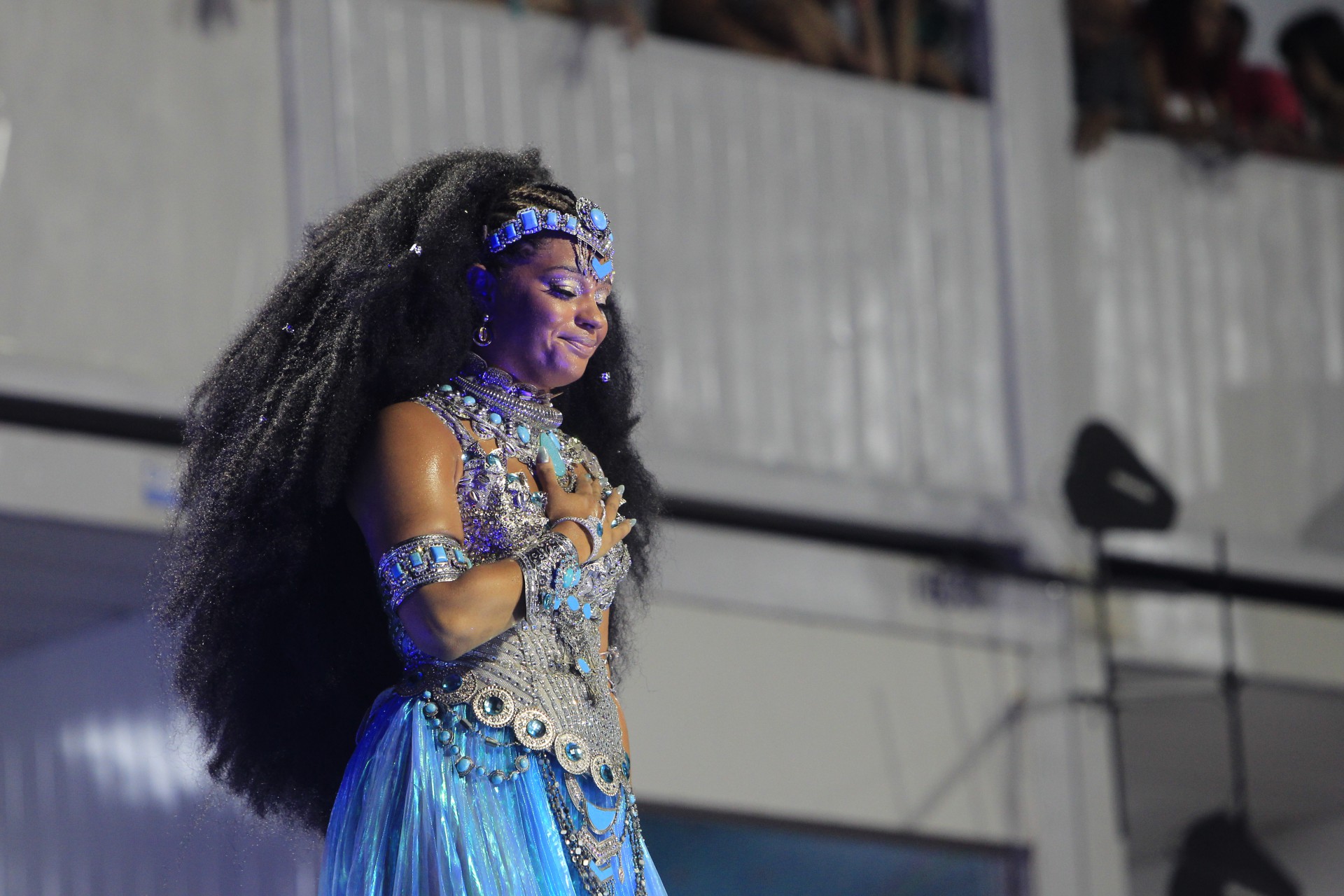 Unidos da Tijuca foi a quarta escola a se apresentar nesse primeiro dia de desfile - Reginaldo Pimenta / Agencia O Dia