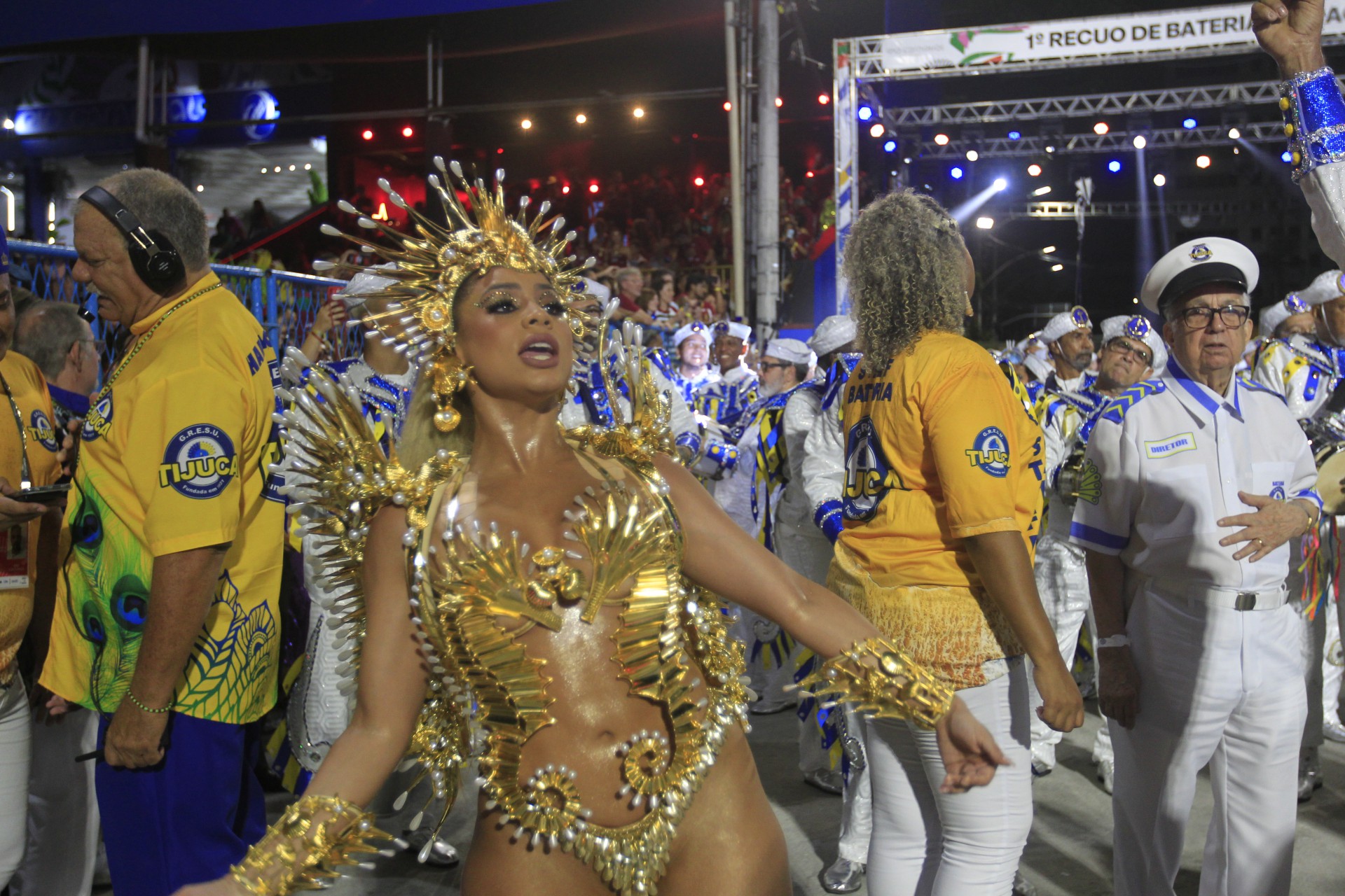 Unidos da Tijuca foi a quarta escola a se apresentar nesse primeiro dia de desfile - Reginaldo Pimenta / Agencia O Dia