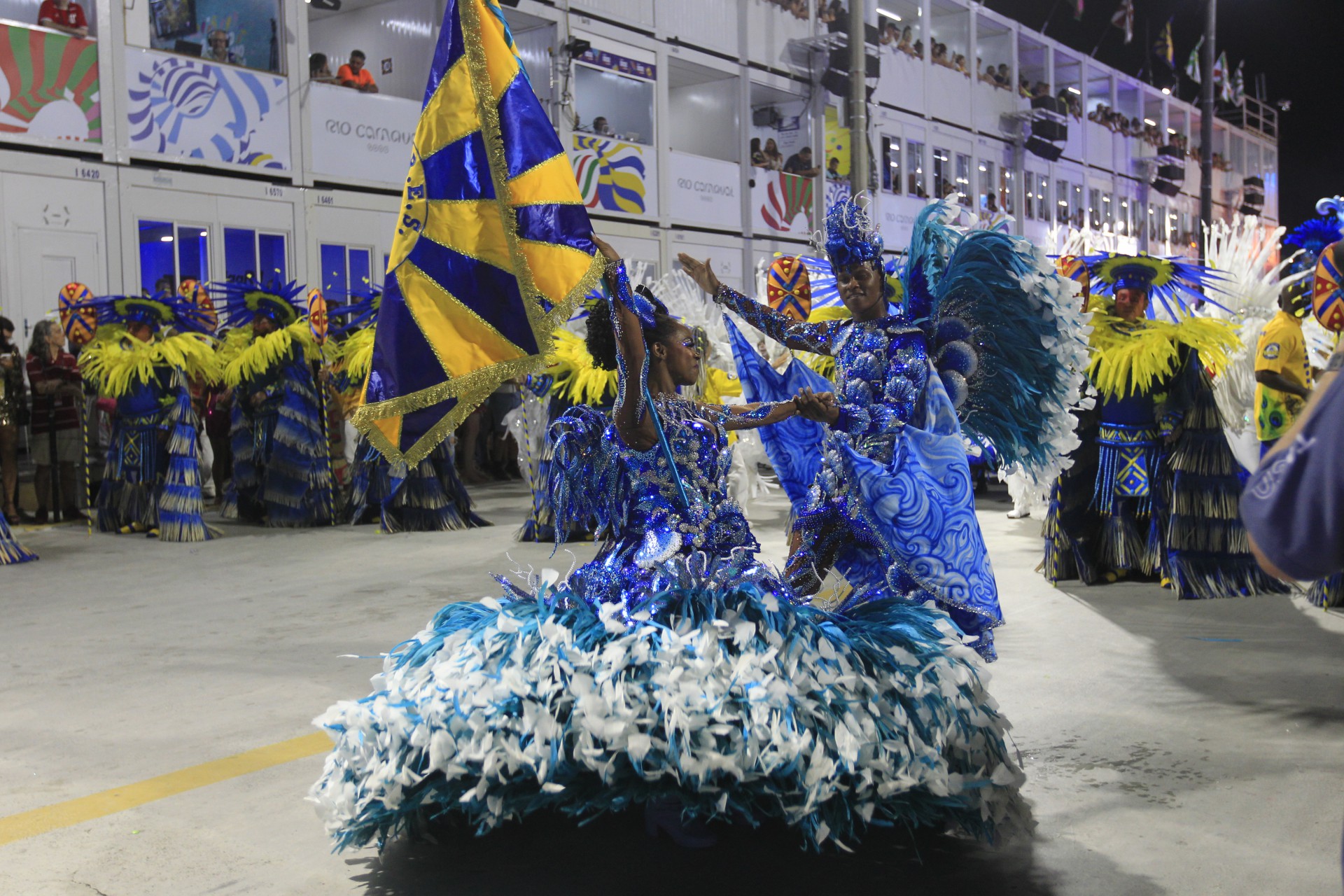Unidos da Tijuca foi a quarta escola a se apresentar nesse primeiro dia de desfile - Reginaldo Pimenta / Agencia O Dia