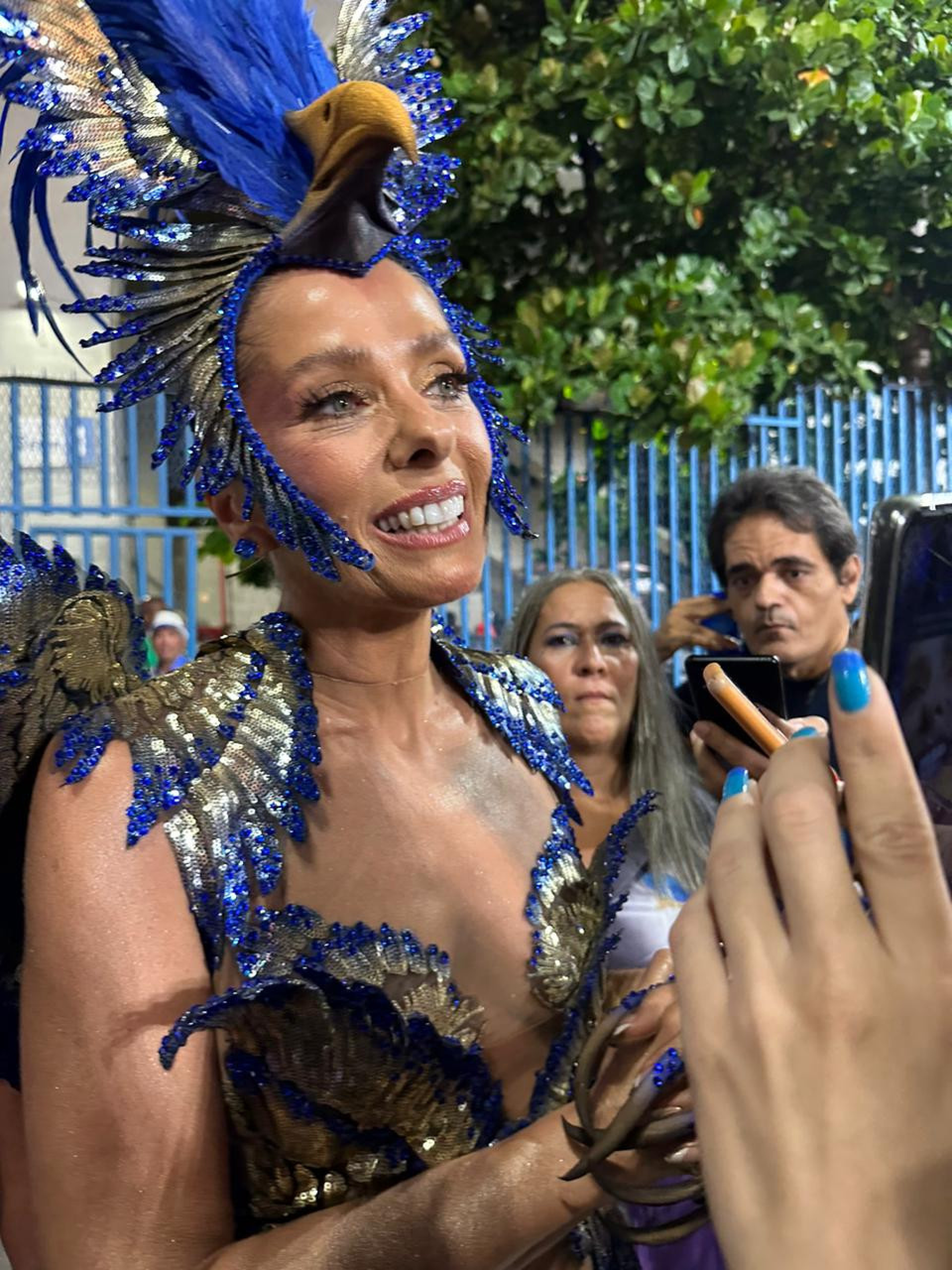 Adriane Galisteu est&aacute; de volta ao Samb&oacute;dromo depois de seis anos  - Brenda S&atilde;o Paio / Ag&ecirc;ncia O Dia