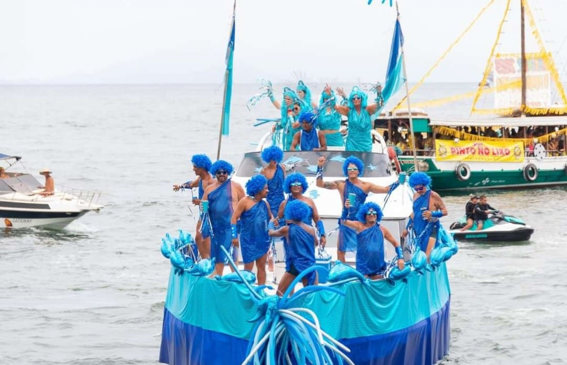 A criatividade no mar  - Divulgação/prefeitura de Mangaratiba