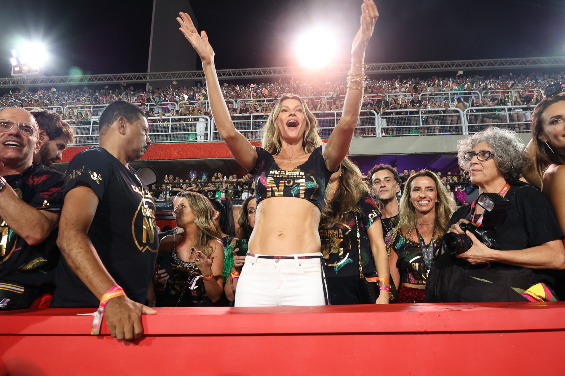 Gisele Bündchen prestigia Camarote Nº1, da Marquês de Sapucaí - Anderson Borde / Agnews