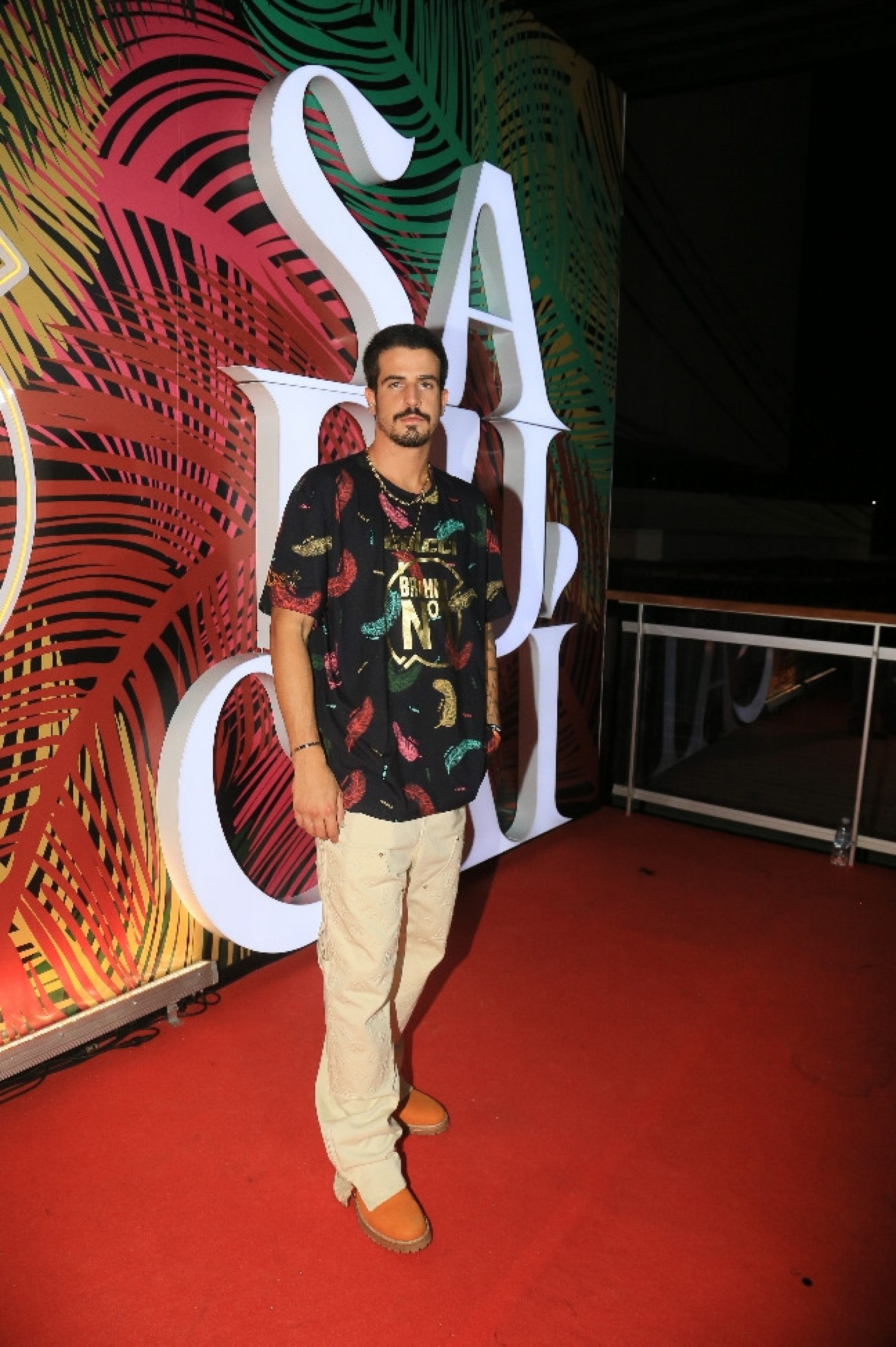 Enzo Celulari curte camarote na Marquês de Sapucaí - JC Pereira / Agnews