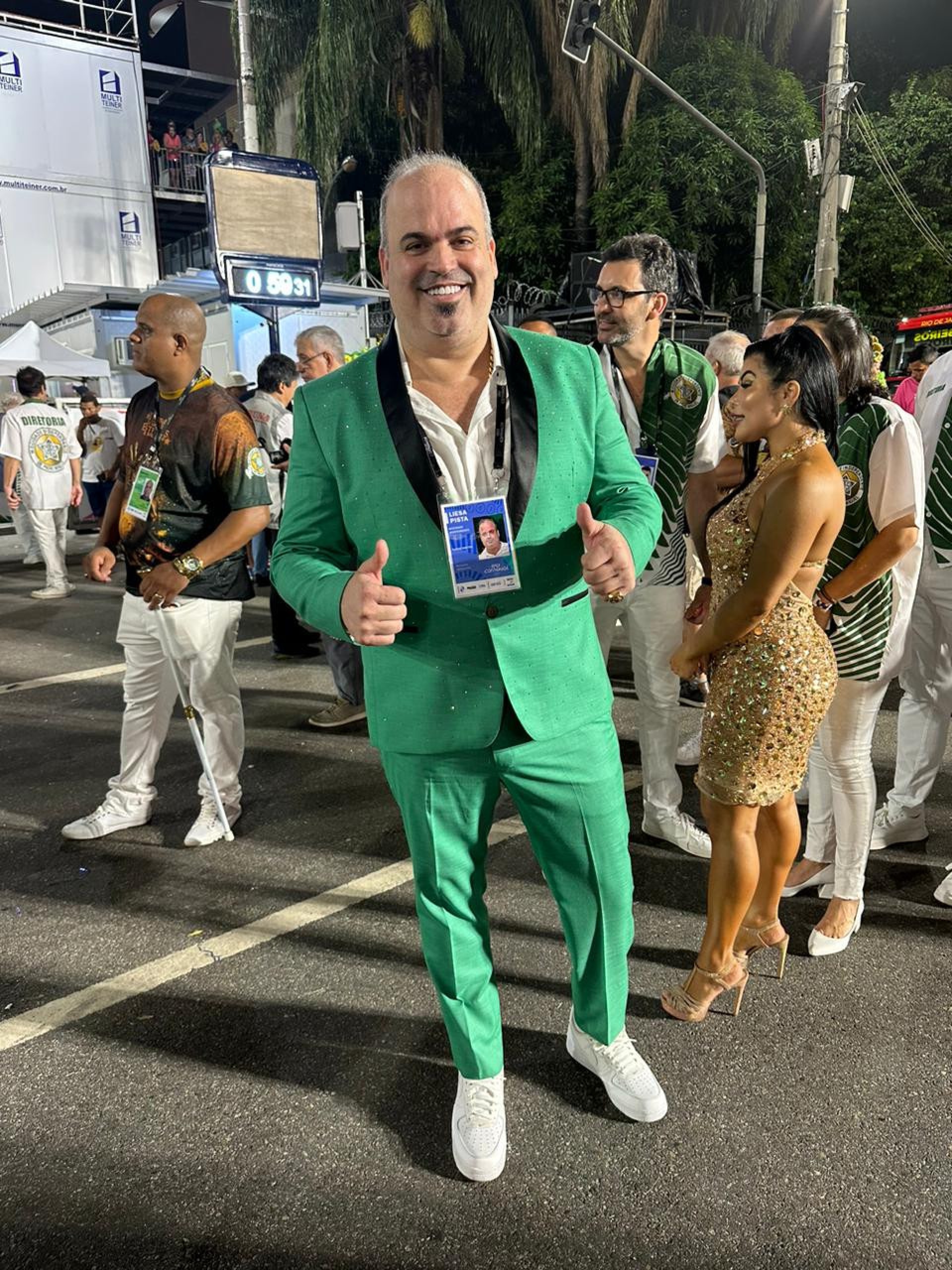 Na foto, o coreógrafo da comissão de frente, Paulo Pinna, da Mocidade Independente de Padre Miguel - Brenda São Paio/Agência O DIA