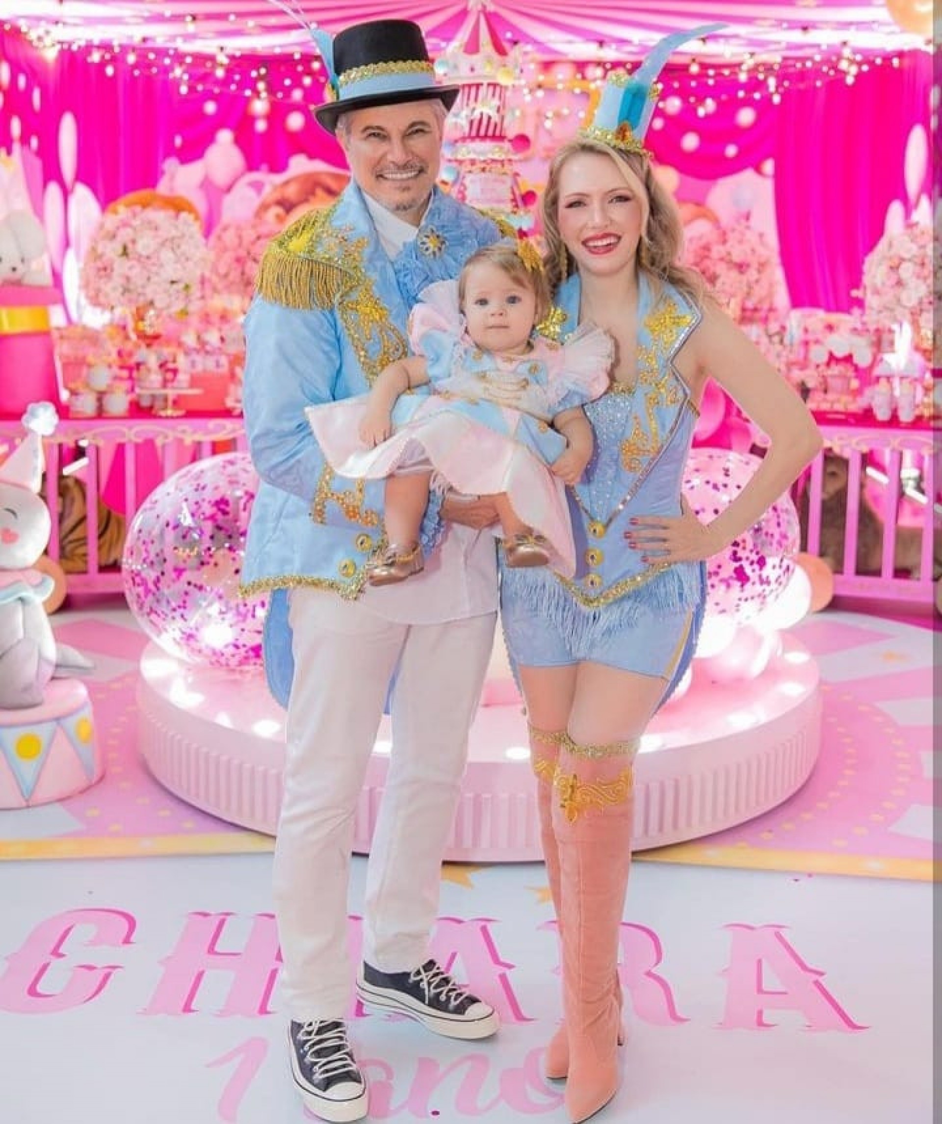 Chiara, filha de Edson Celulari e Karin Roepke, ganhou festa de 1 ano  - Reprodução/Instagram