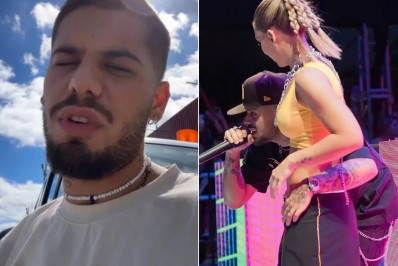 Depois de ser criticado, Zé Felipe afirma que teve crise de ansiedade em show: 'Virginia ajudou'