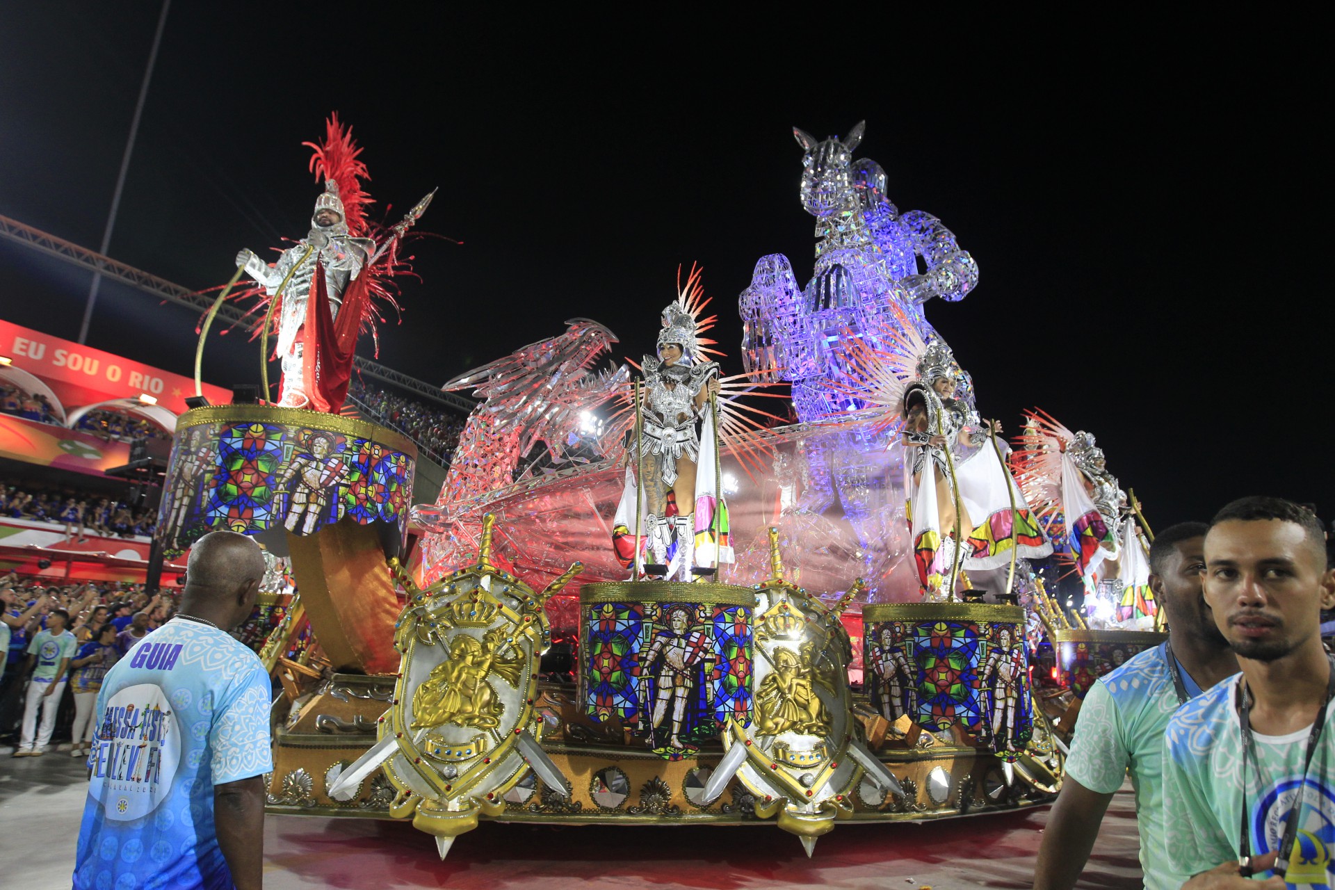 Vila Isabel foi a terceira escola a desfilar neste segundo dia de desfiles no Especial - Reginaldo Pimenta 
