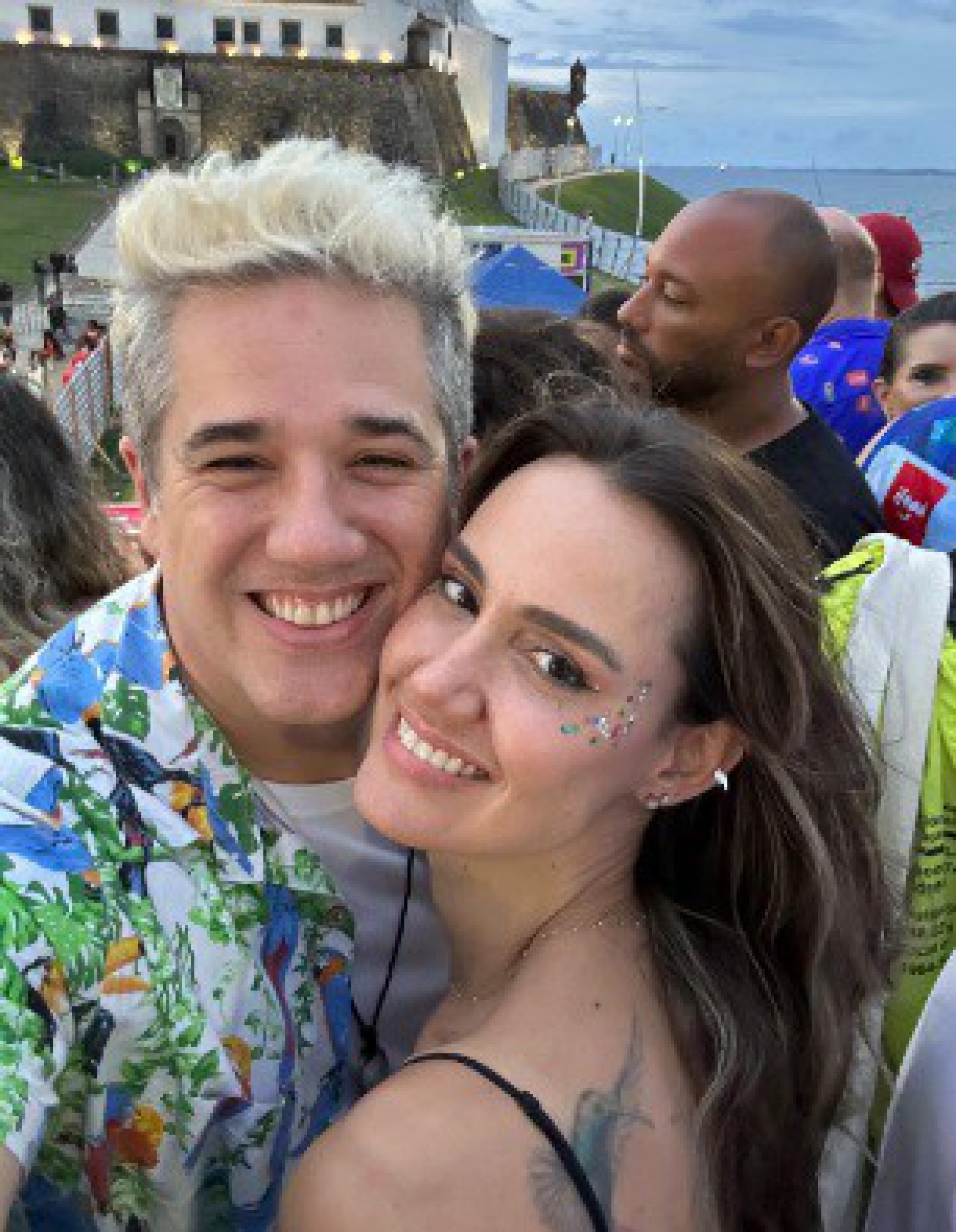 Rogério Flausino e Ludmila - Reprodução do Instagram