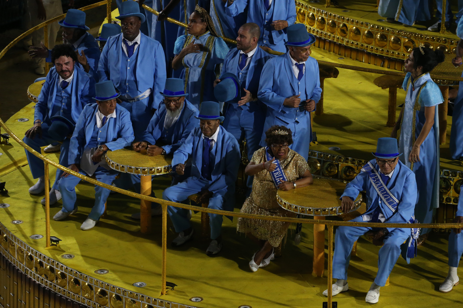 Portela trouxe diversos bambas no abre-alas do último Carnaval, que celebrou o centenário - Cleber Mendes / Agência O Dia