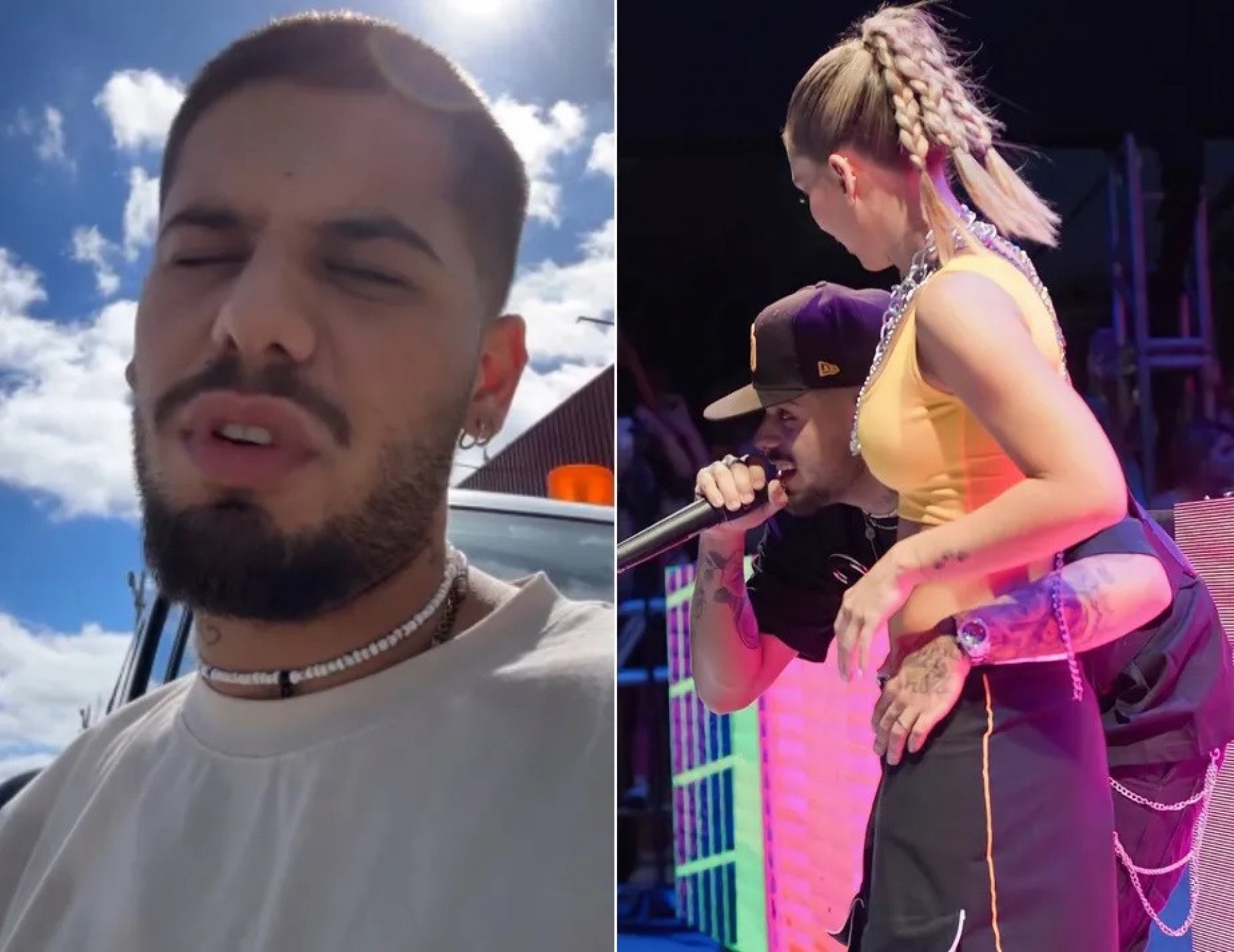 Zé Felipe afirma que enfrentou crise de ansiedade em show após ter performance criticada na web - Reprodução / Instagram