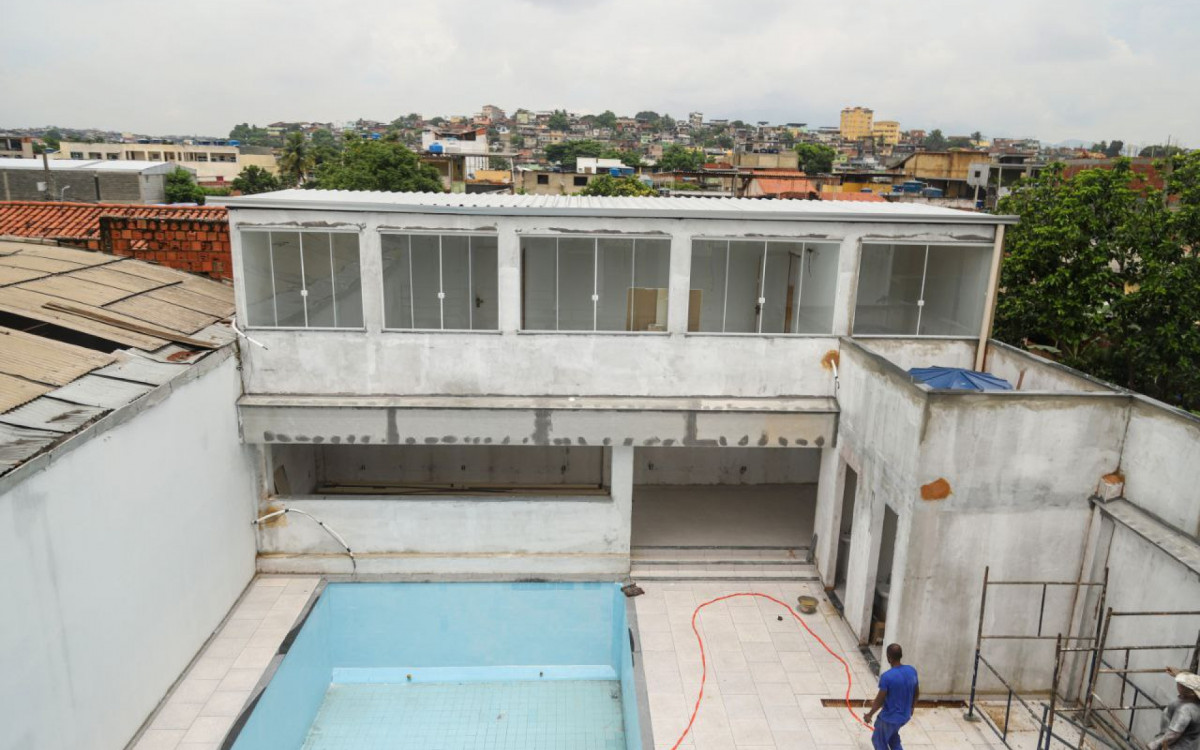 Local contar&aacute; com diversos espa&ccedil;os para aulas, piscina
