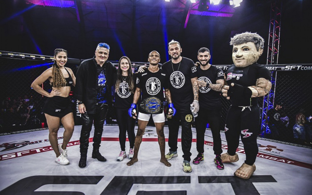 Carlos S&aacute;tiro faturou um dos tr&ecirc;s cintur&otilde;es em jogo no SFT 39, tamb&eacute;m por nocaute 