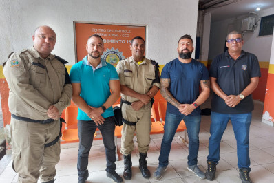 Novo secretário de Segurança Pública visita Projeto Guarda Mirim de Belford Roxo