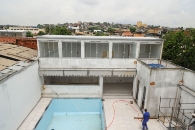 Obras do novo espaço da Melhor Idade em Meriti avançam