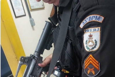 PM apreende uma arma usada por suspeito de ameaçar irmão com um disparo