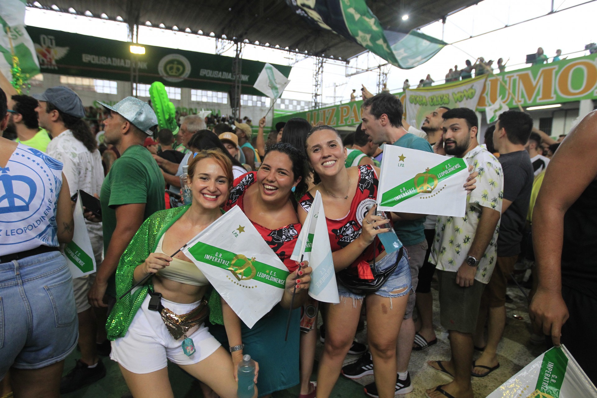 Quadra da Imperatriz Leopoldinense que se consagrou campe&atilde; do Carnaval 2023 - Reginaldo Pimenta / Agencia O Dia