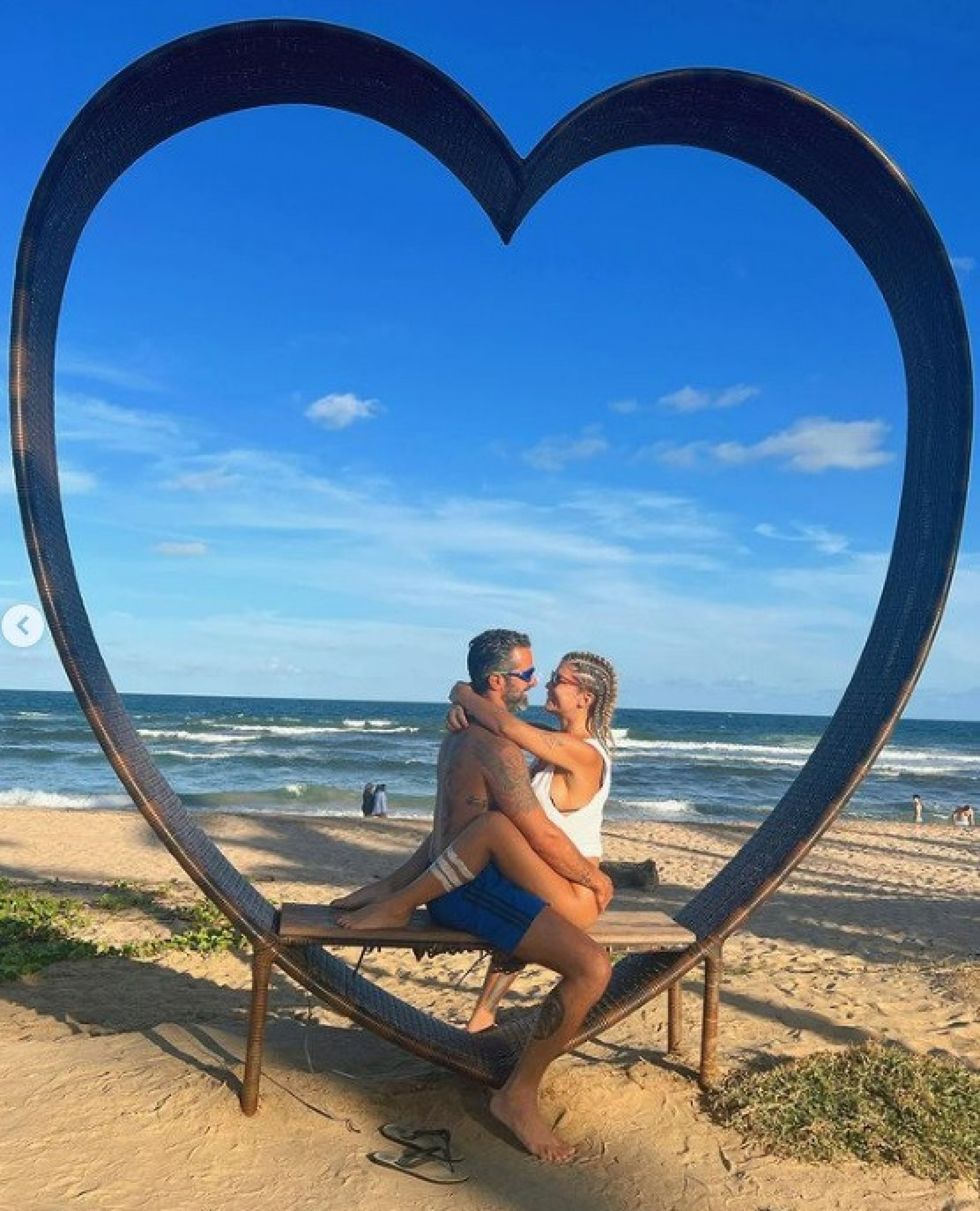 Bárbara Borges e Iran Malfitano - Reprodução do Instagram