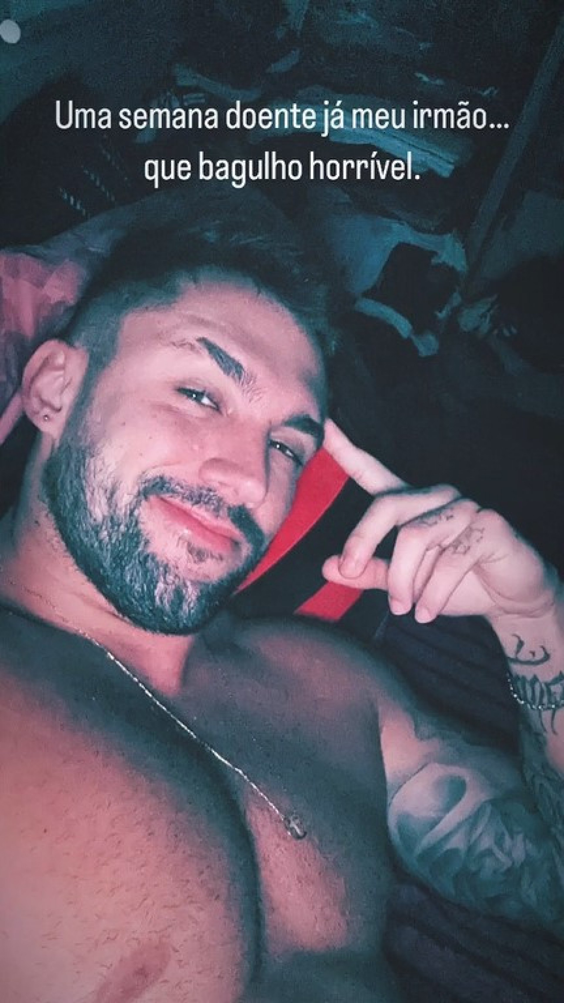 Com dengue, Arthur Picoli fica de fora de desfile da Portela na Sapucaí - Reprodução/Instagram