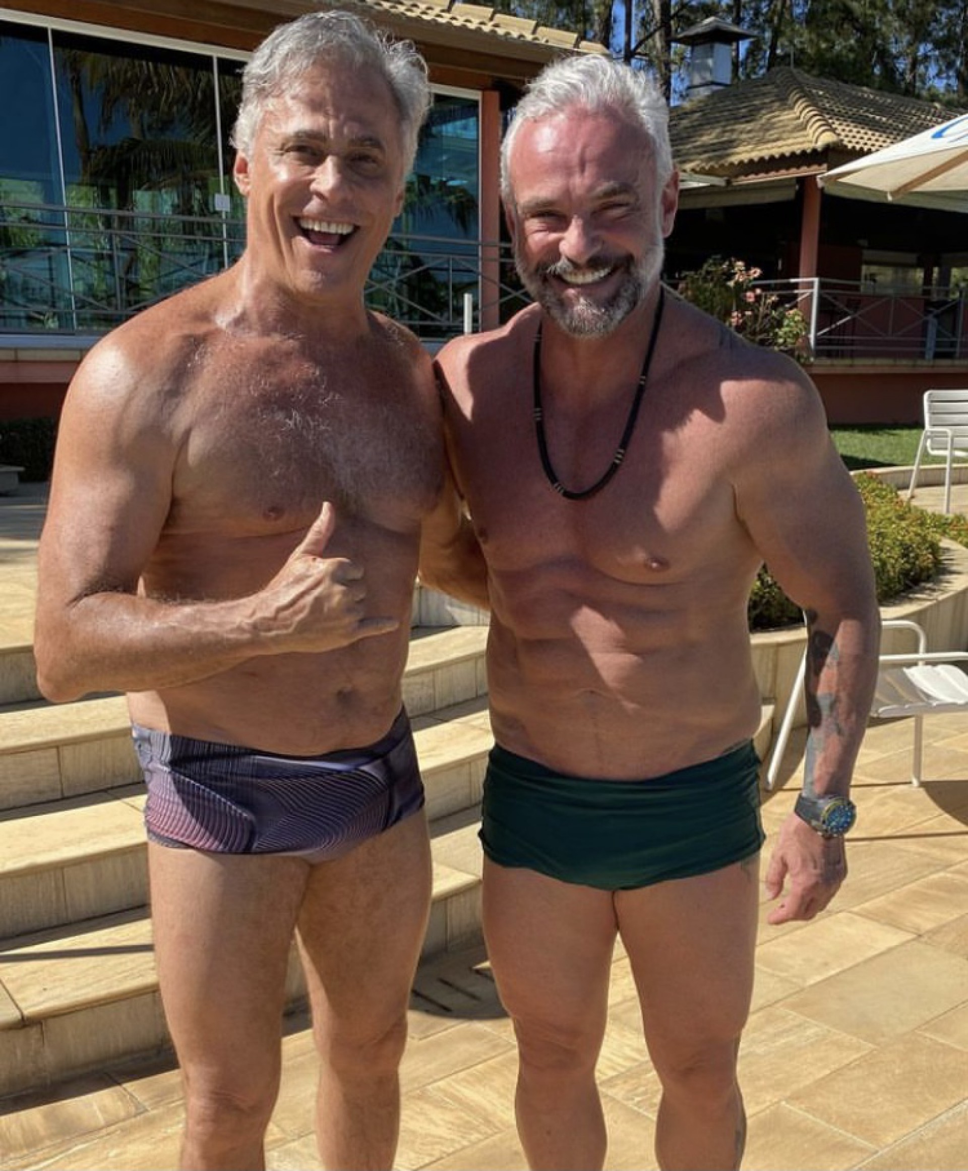 Oscar Magrini e Mateus Carrieri - Reprodução / Instagram