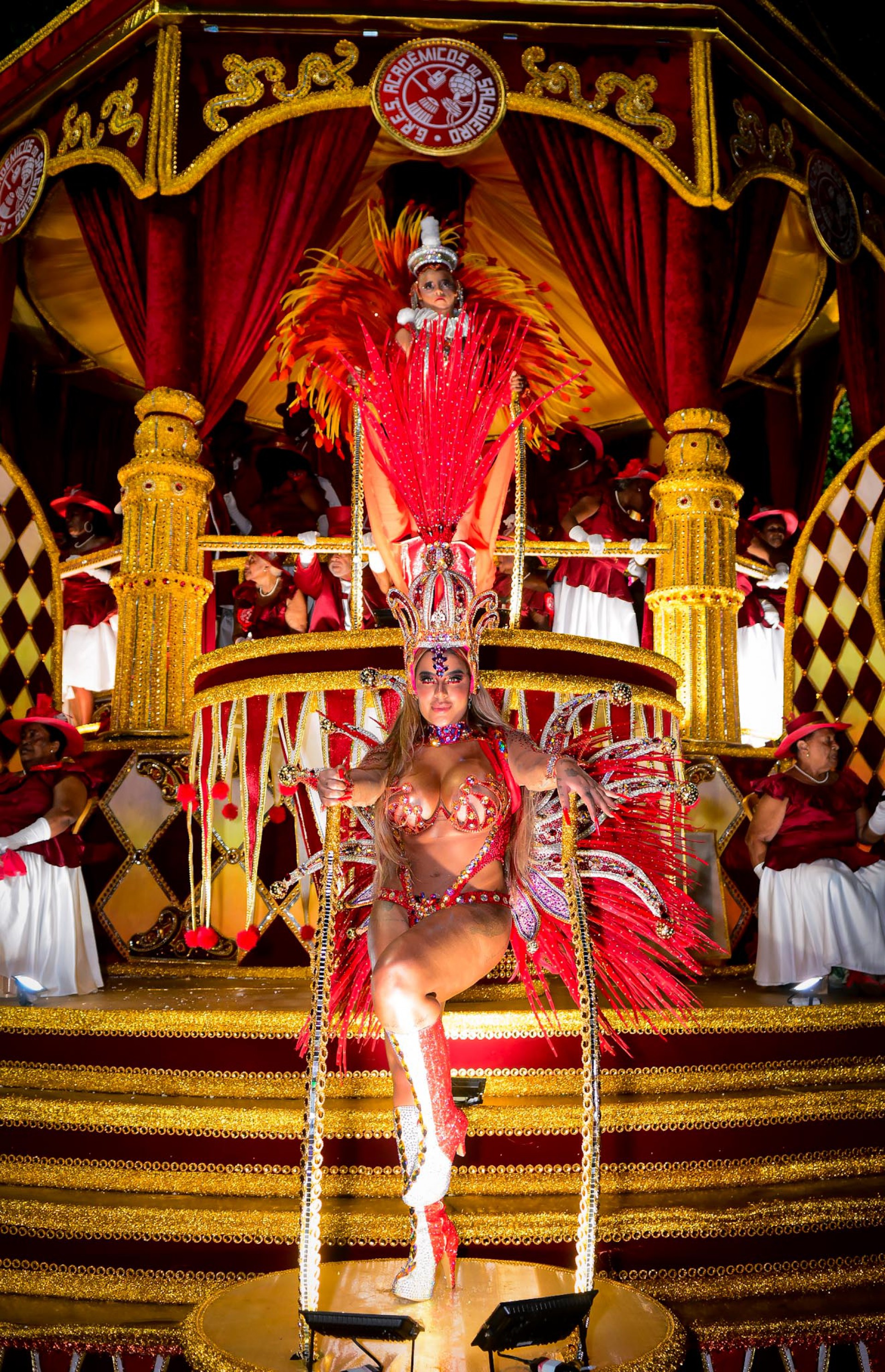 Rafaella Santos desfilou pelo Salgueiro no Carnaval 2023 - Webert Belicio / Ag. News