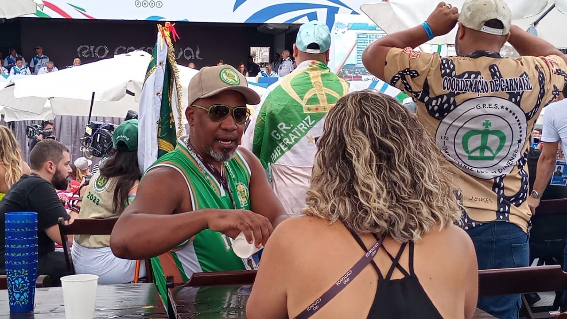 Na foto, Mestre Lolo, que liderou a bateria do desfile da Imperatriz Leopoldinense - Josué Santos/Agência O DIA