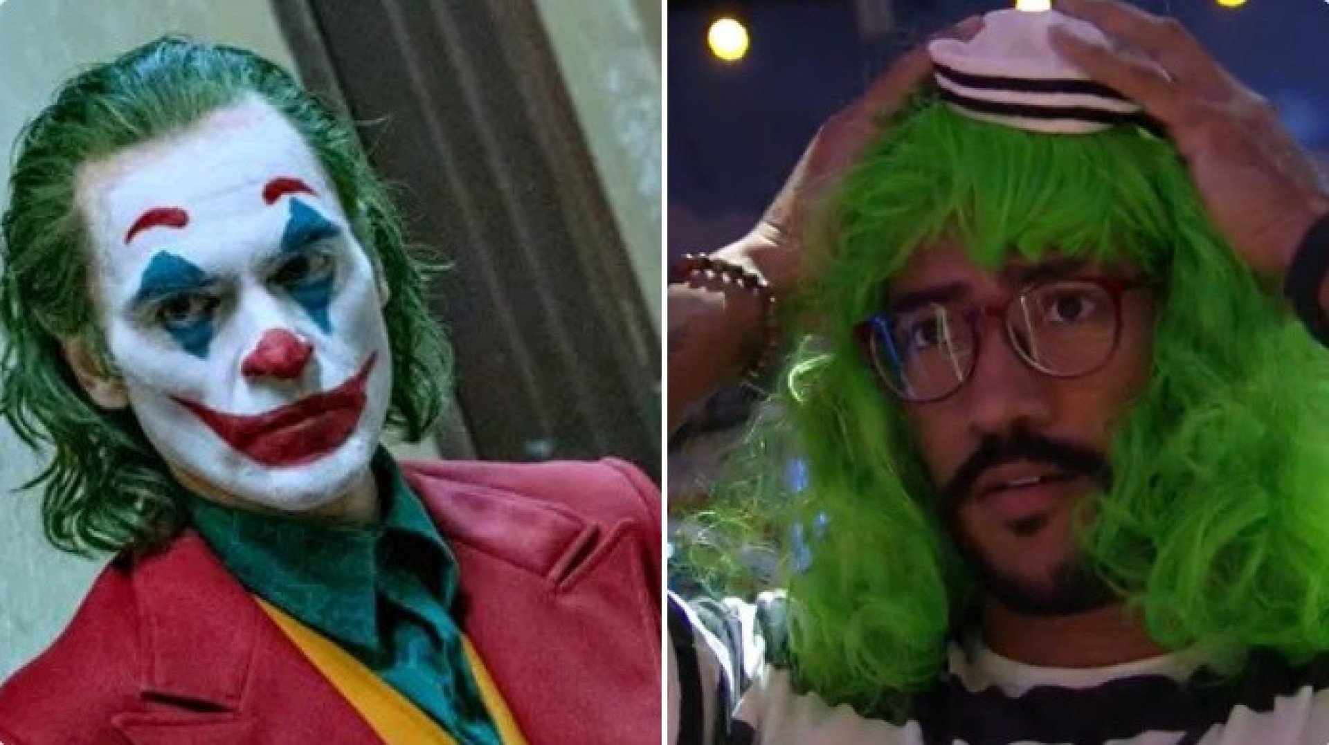 Alface foi comparado ao personagem Coringa - Reprodução Internet